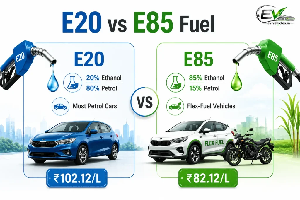 E20 vs E85 Petrol