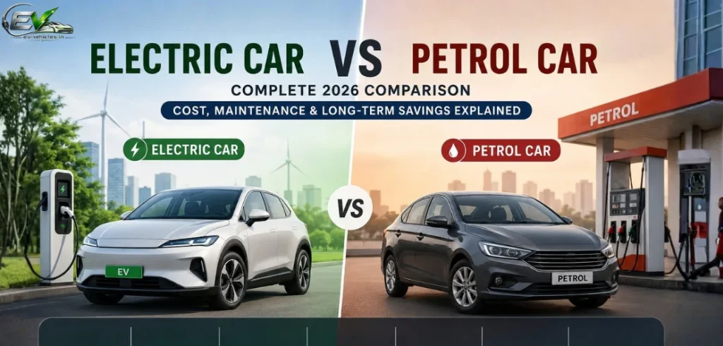 Electric Car vs Petrol Car: Cost, Maintenance & Long-Term Savings Explained (2026 Guide) Electric Car vs Petrol Car