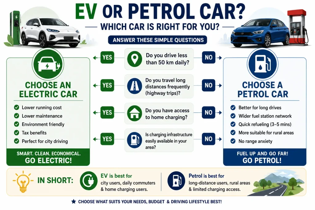 electric car vs petrol car comparison
