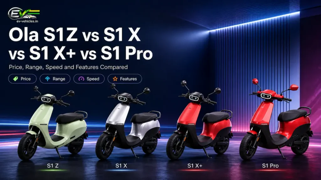 Ola S1Z vs S1 X vs S1 X+ vs S1 Pro: Price, Range, Speed and Features Compared Ola S1Z vs S1 X vs S1 X+ vs S1 Pro